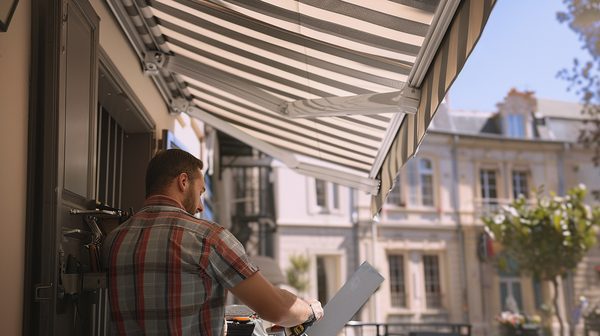 Les étapes essentielles de la réparation de store banne